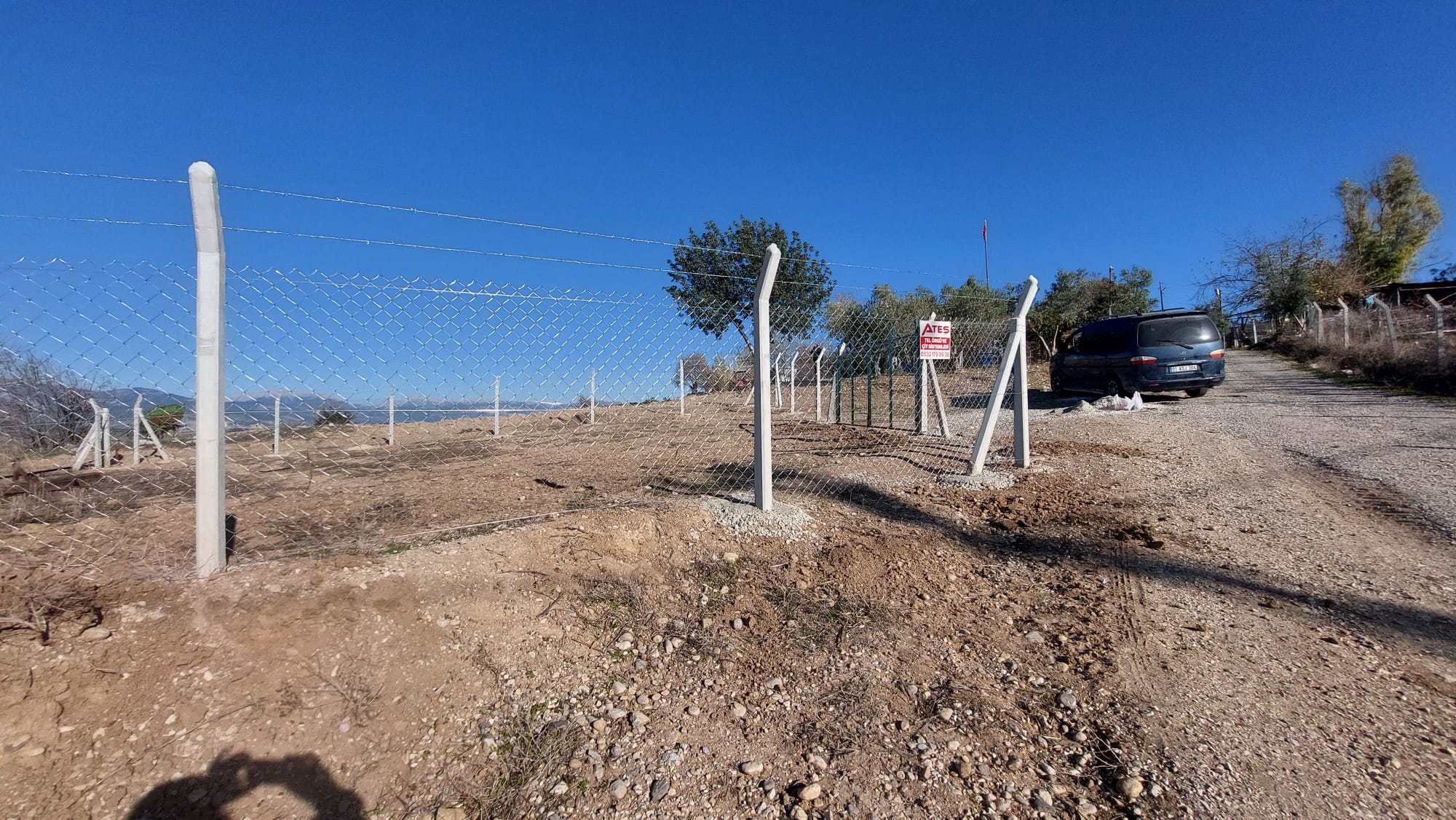 200cm Düz Beton Çit Direkleri